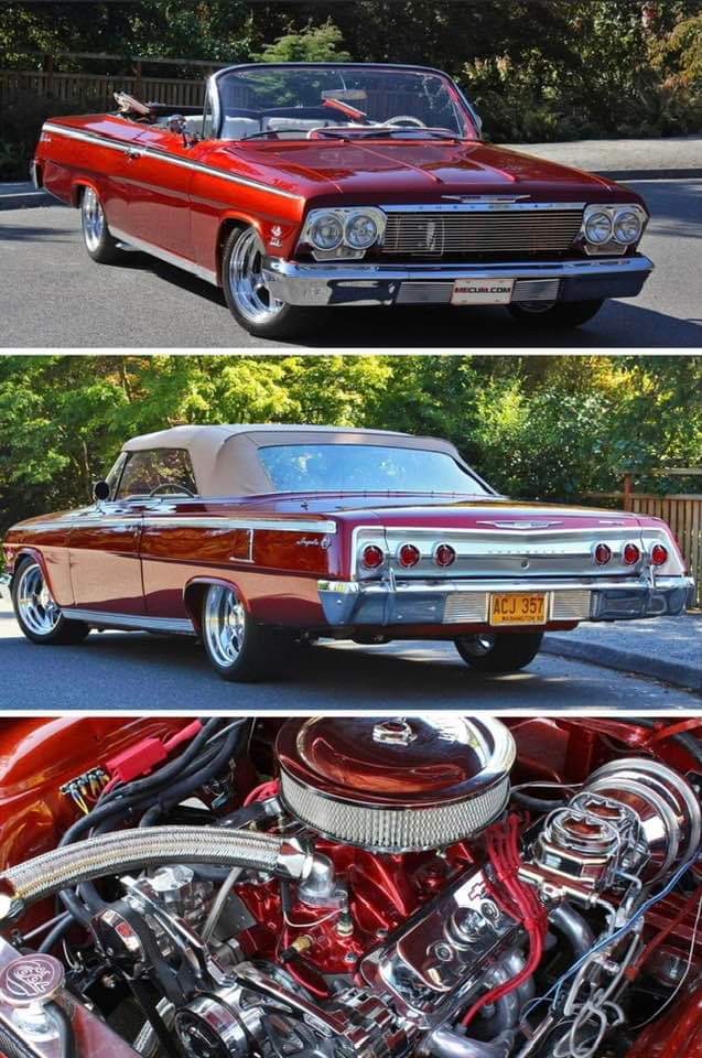 1962 Chevrolet Impala Convertible!! 🍬  🍏 ♥ #ThrowbackThursday 🔙 🖤 🔥