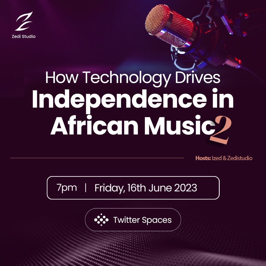 zedistudio's tweet photo. There was an abundance of information regarding the Part of this space. 

Tomorrow, we will take a dive into the music tech space and look at the impact of technology on African music. https://t.co/wqIAZqQnSF