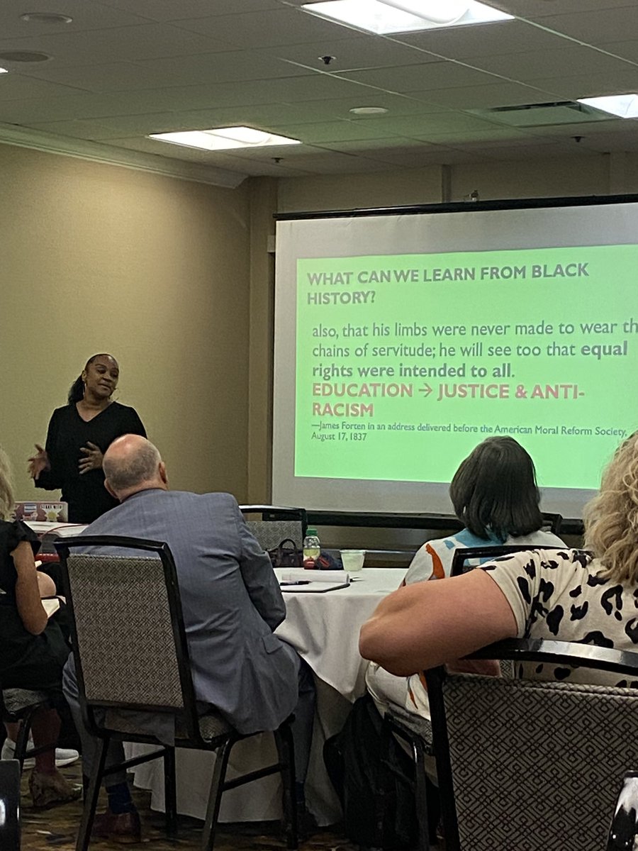 This woman is a genius! Blessed to learn from <a href="/GholdyM/">Gholdy Muhammad</a> Culturally &amp; Historically Responsive Instructional Coaching. #TheMindAndHeart