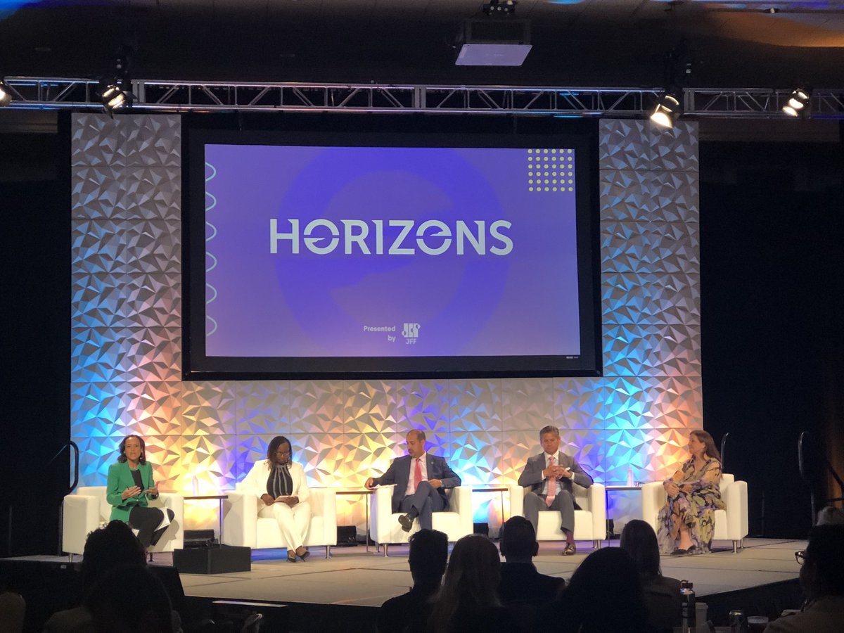 “Career connected learning as an anchor not an option”…. Horizons day 2 addresses redefining and reassessing school to work for our students. #JFFHorizons @AOA_Works @jfftweets