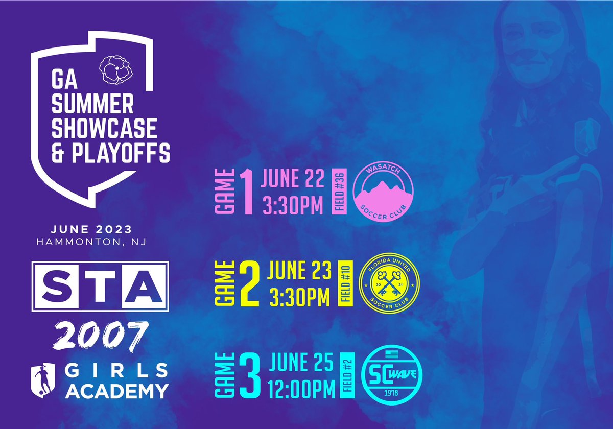 ⚽️ 1 week until kickoff! ⚽️ 

WE are looking forward to competing at playoffs AGAIN #STAstrong #Believe #onebetter #weNOTme #GANJ23 🌺