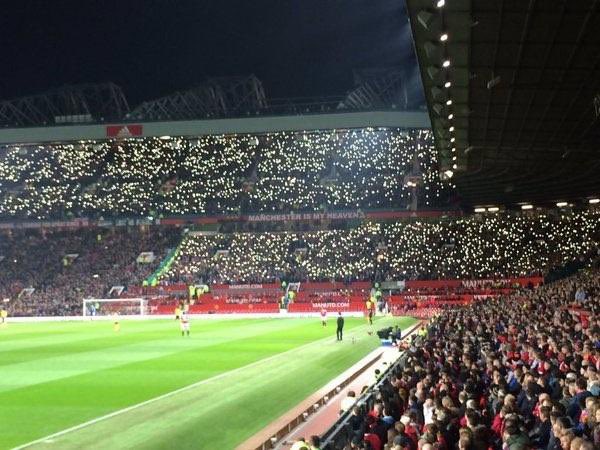 10,000 Boro fans show their support for the SSI steelworkers at Old Trafford, October 2015 🔴⚪️