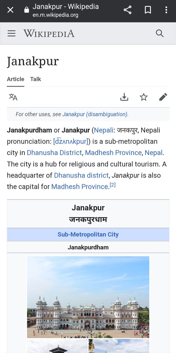 @SumitkadeI Sita was born in janakpur nepal not in india so kindly correct it