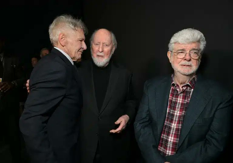 The Three Musketeers, Legends 🙌🏻
Harrison, John & George Lucas at The Indiana Jones Premiere