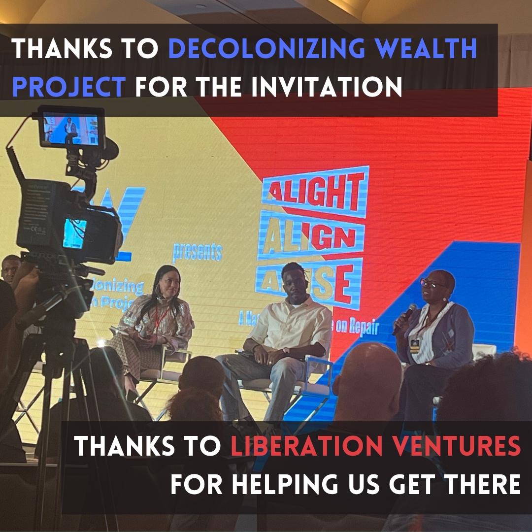What a thought-provoking and inspiring conference -- we are so grateful to have been apart of this momentous event. ♥️ #reparations #blm #racialjustice #decolonizingwealth #liberationventures