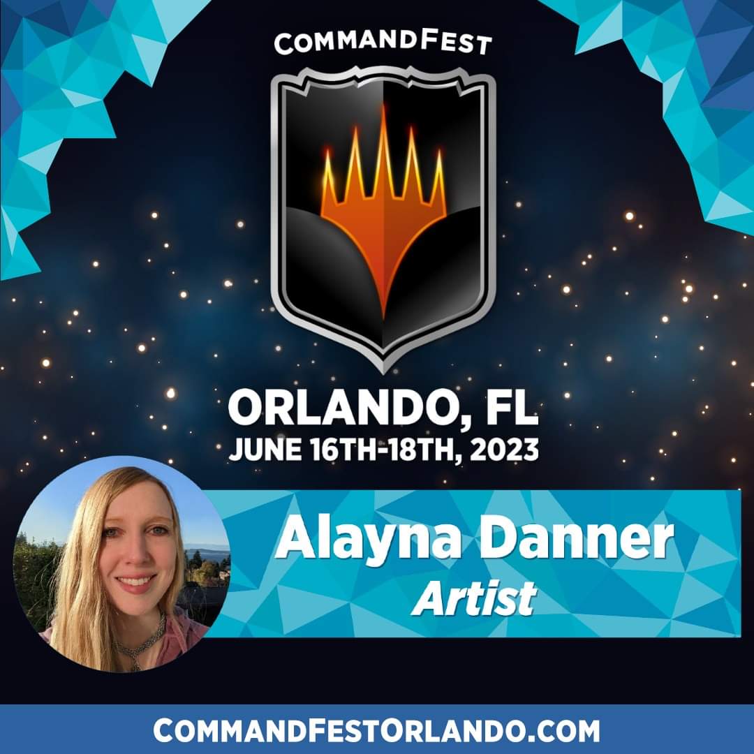 windrune's tweet photo. Heading to CommandFest Orlando now! If you're going to be there stop by and say hi! 😸 I'll be signing cards, selling artist proofs and will have a limited number of playmats available (so heavy x_x)! 
#mtg #MTGxLOTR #MagicTheGathering #commandfestorlando https://t.co/xi2SCHXRle
