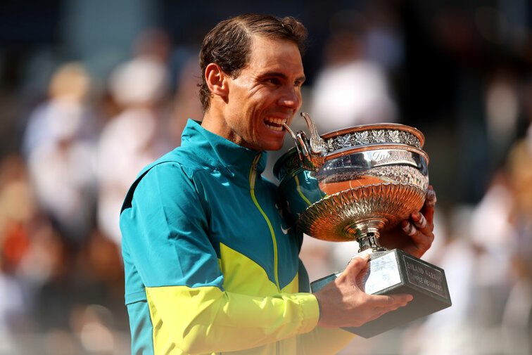 TheTennisLetter's tweet photo. Ilie Nastase: “They’re both there, close to each other. Does it matter that he has 1 more? For Novak it's important, but I don't think Rafa Nadal is jealous. Someone should be jealous of him for winning Roland Garros 14 times. His 14 titles at RG weigh more than Djokovic's 23 GS” https://t.co/5oqBMsX6hC