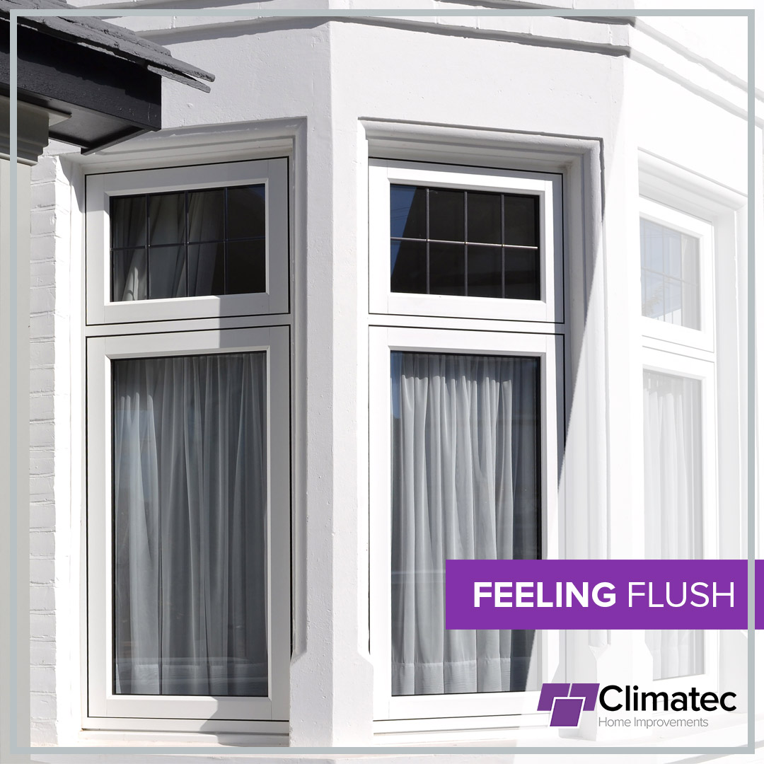 A popular choice for homeowners, this window style is definitely the way forward for anyone wanting to replace their old, tired double glazing. These windows sit flush in their frames, just like a timber window would, but unlike wooden windows, these are #maintenancefree #Windows