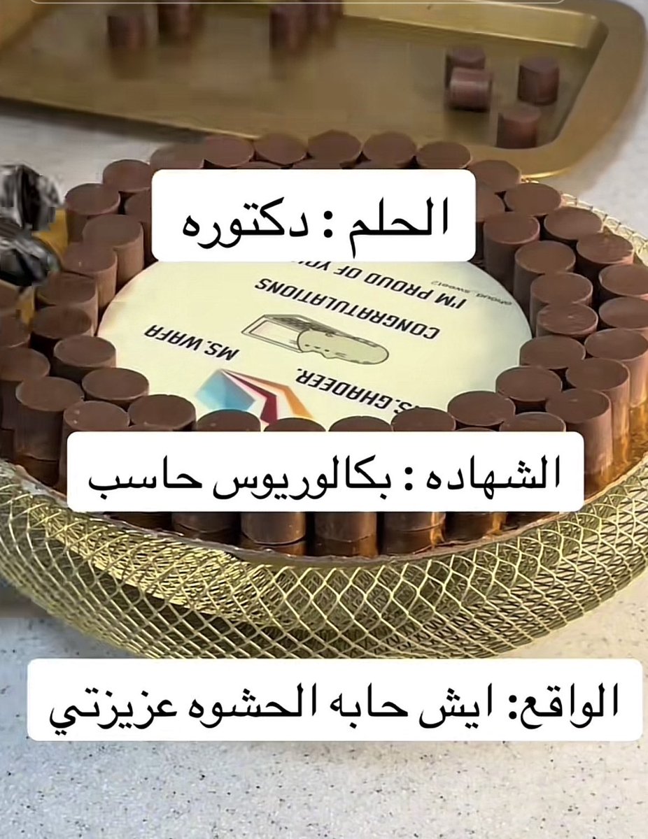 من كان يحلم بتخصص وصار الواقع غييييير !!