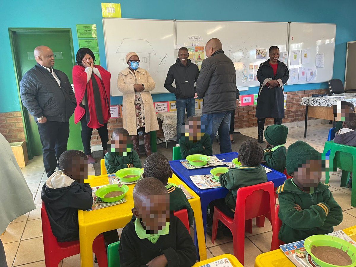 The representatives from Limpopo province thanked Mr. Eugene Absolom, The Foundation's National Director, and Mrs. Khupelo, the TBF National Administrator, for their June 12–14 visit. The visit focused on monitoring, evaluating, and support of the breakfast programme.