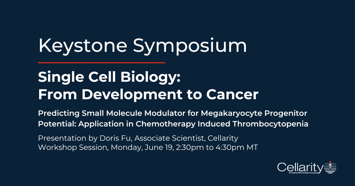 Next week we will present at the Keystone Symposium on Single Cell Biology: From Development to Cancer on using our platform to identify several small molecules that influence hematopoietic stem cell commitment and modulate blood composition. bit.ly/43NfvQf