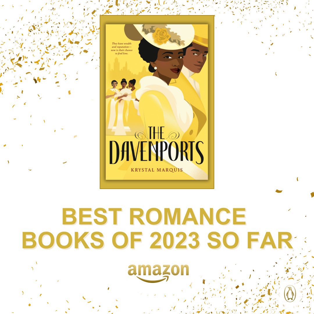 I am so thrilled to announce that THE DAVENPORTS has been named one of Amazon’s Best of the Year… So Far in two categories: Best Romance and Teen & YA! Thank you, Readers, @amazonbooks and @penguinteen for your support! #thedavenports
