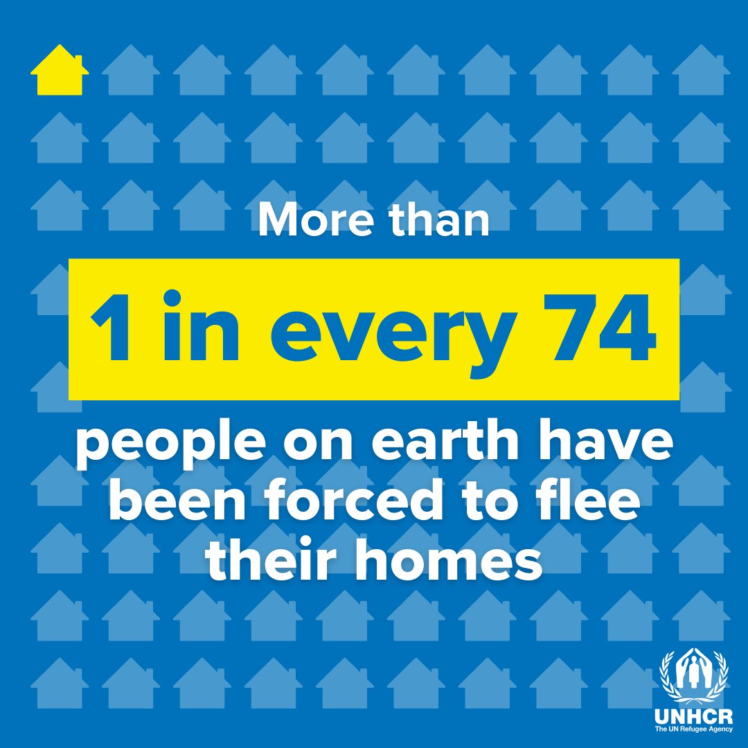 #ForcedToFlee their:
Home
Family
Friends
Work
Life and livelihood

Let us work together to stand #WithRefugees and those forcibly displaced.

🔗 ow.ly/fbK650OLiw3 

#GlobalTrends