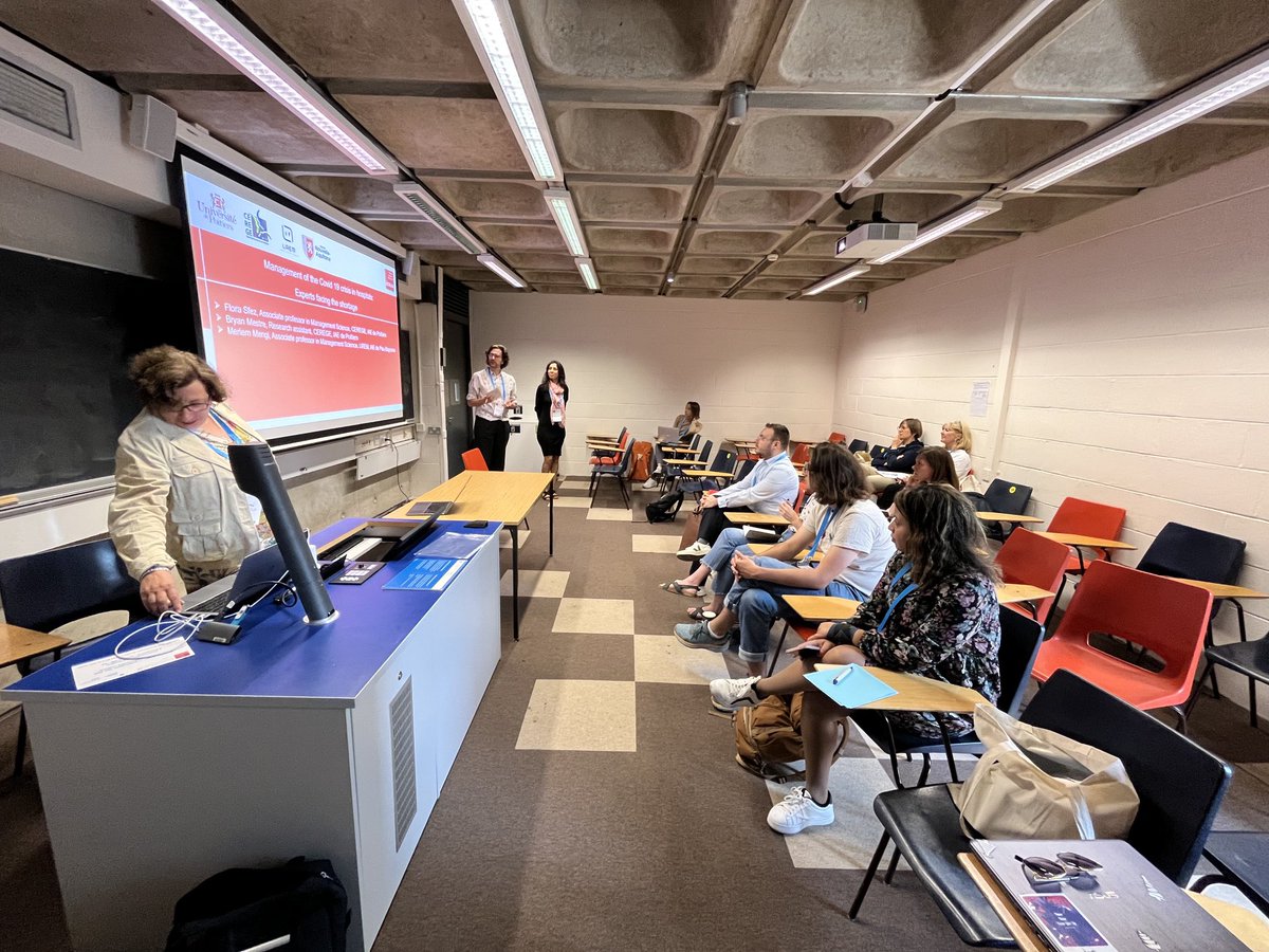 MericJerome's tweet image. Launching our symposium on Health Management during the crisis. Emerging organizations, experts facing shortage, Temporalities of actors in healthcare. ⁦@EURAM_BXL⁩ ⁦@LabCerege⁩