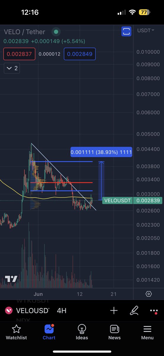 Steph_iscrypto's tweet photo. Who is taking the trade? $Velo
#velo #veloOrians $Velo #velolabs #velocoin #thefutureisvelo #velousdt @veloprotocol https://t.co/zT4sFnb3Gq