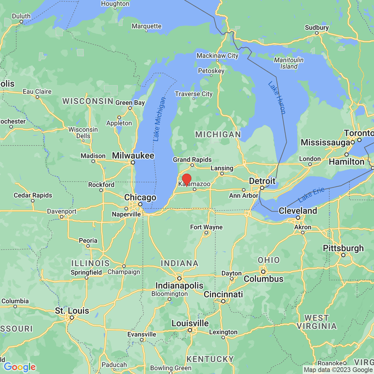 New town every hour on Twitter "Gobles, Michigan Population 798 Photos from Google Places API