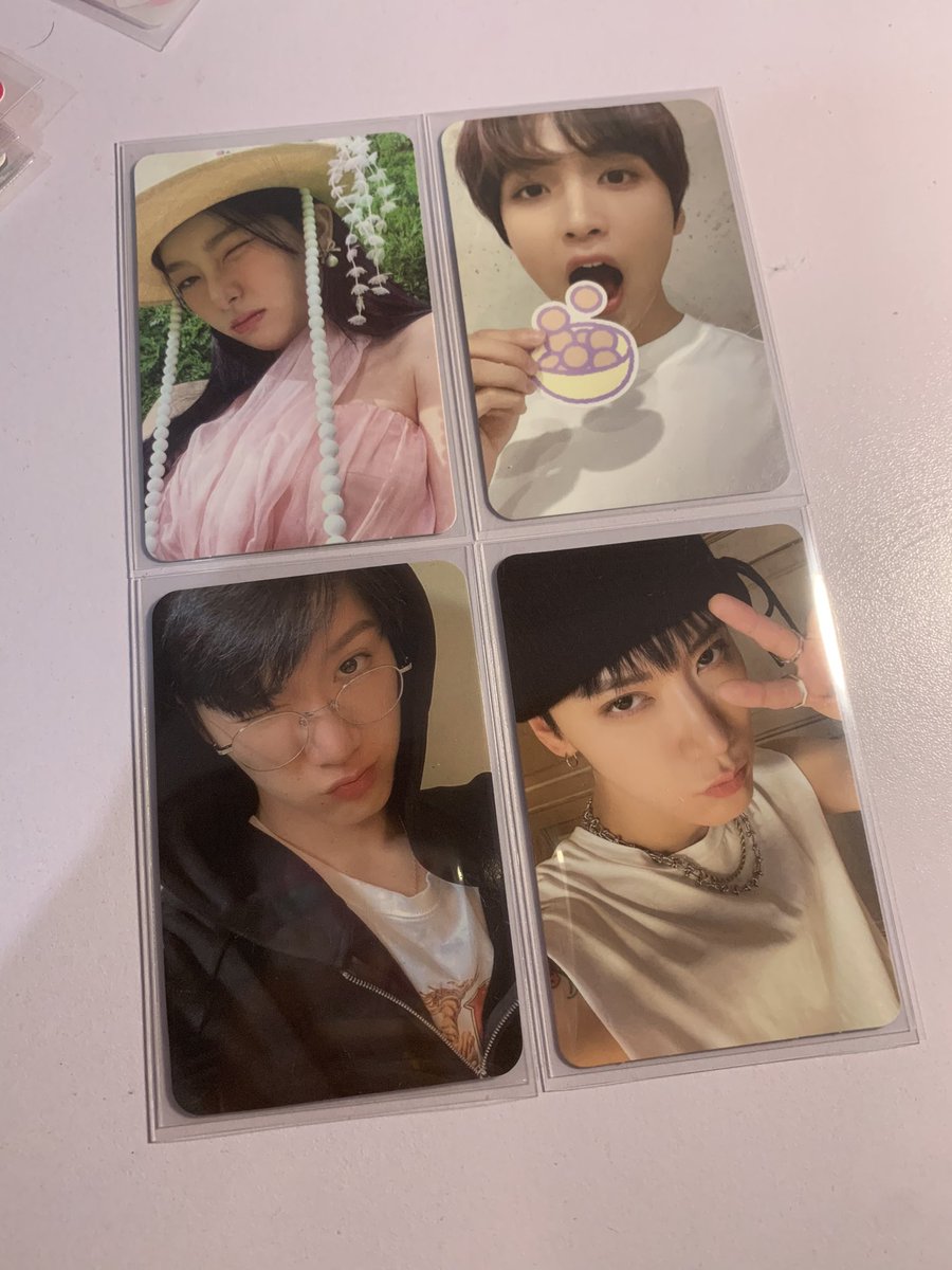 seuIkive's tweet photo. ₱300 each, ₱280 if taking 2 or more! x sensi, payo only :)

wts lfb seulgi fmr wink haechan sanrio ten kick back o!what universe binder pc ph https://t.co/i51LDSrOIZ