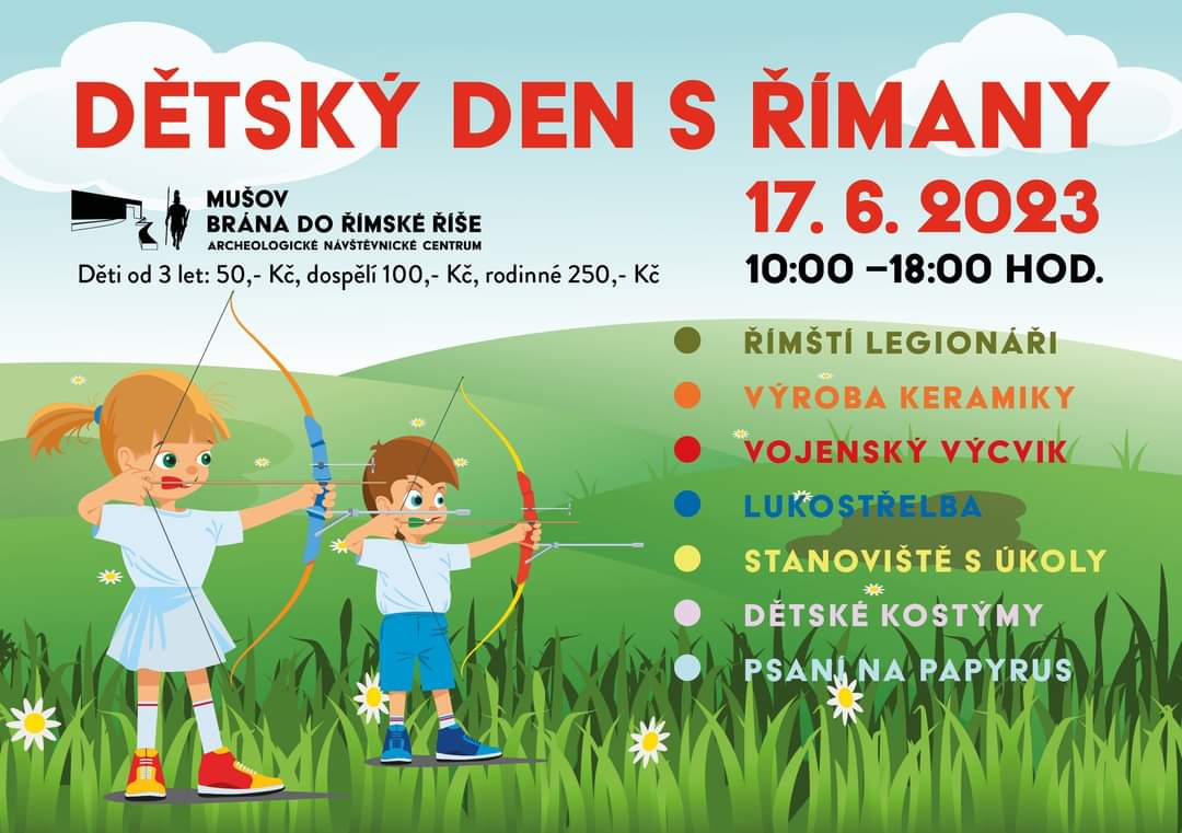 rimske's tweet photo. 🎯 👨‍👩‍👦 V sobotu se to u nás bude hemžit dětmi i Římany. Přijďte se taky podívat a zasoutěžit si! Odměna vás nemine. 😉
@Akademie_ved_CR #archeologie #historie #detskyden #deti https://t.co/vtd10eDJN5