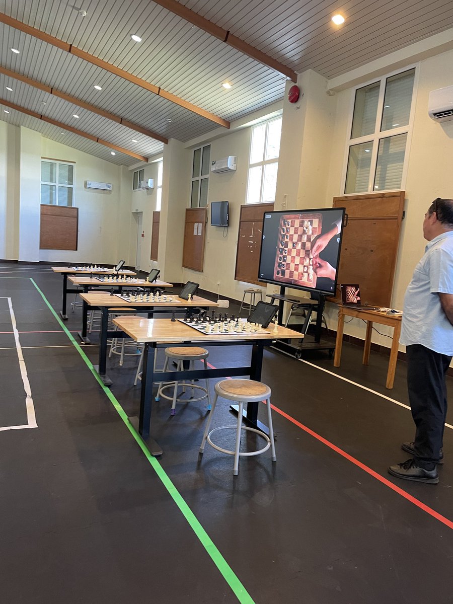 AmbatovyIS's tweet photo. Happening now: First ever AIS Invitational CHESS tournament. #issedu #thecgcproject #intled #Madagascar #Ambatovyiseducation @ISSCommunity https://t.co/a9qbAy7E8C