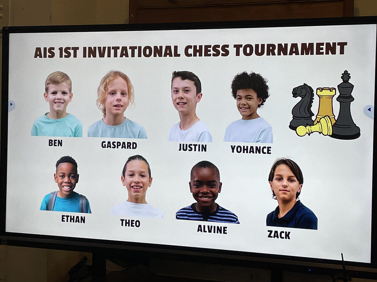 AmbatovyIS's tweet photo. Happening now: First ever AIS Invitational CHESS tournament. #issedu #thecgcproject #intled #Madagascar #Ambatovyiseducation @ISSCommunity https://t.co/a9qbAy7E8C