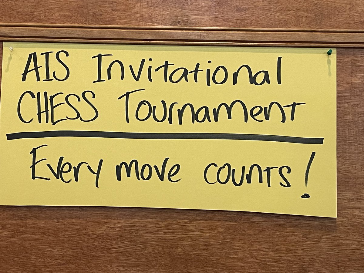 AmbatovyIS's tweet photo. Happening now: First ever AIS Invitational CHESS tournament. #issedu #thecgcproject #intled #Madagascar #Ambatovyiseducation @ISSCommunity https://t.co/a9qbAy7E8C