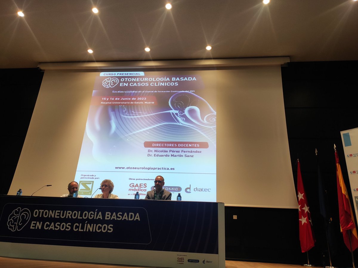 Comienza la II Edición del curso "Otoneurología basada en casos clínicos", en el Hospital Universitario de Getafe. De la mano de los directores Eduardo Martín Sanz y Nicolás Pérez. 
Enhorabuena <a href="/emartinsanz/">Eduardo</a>