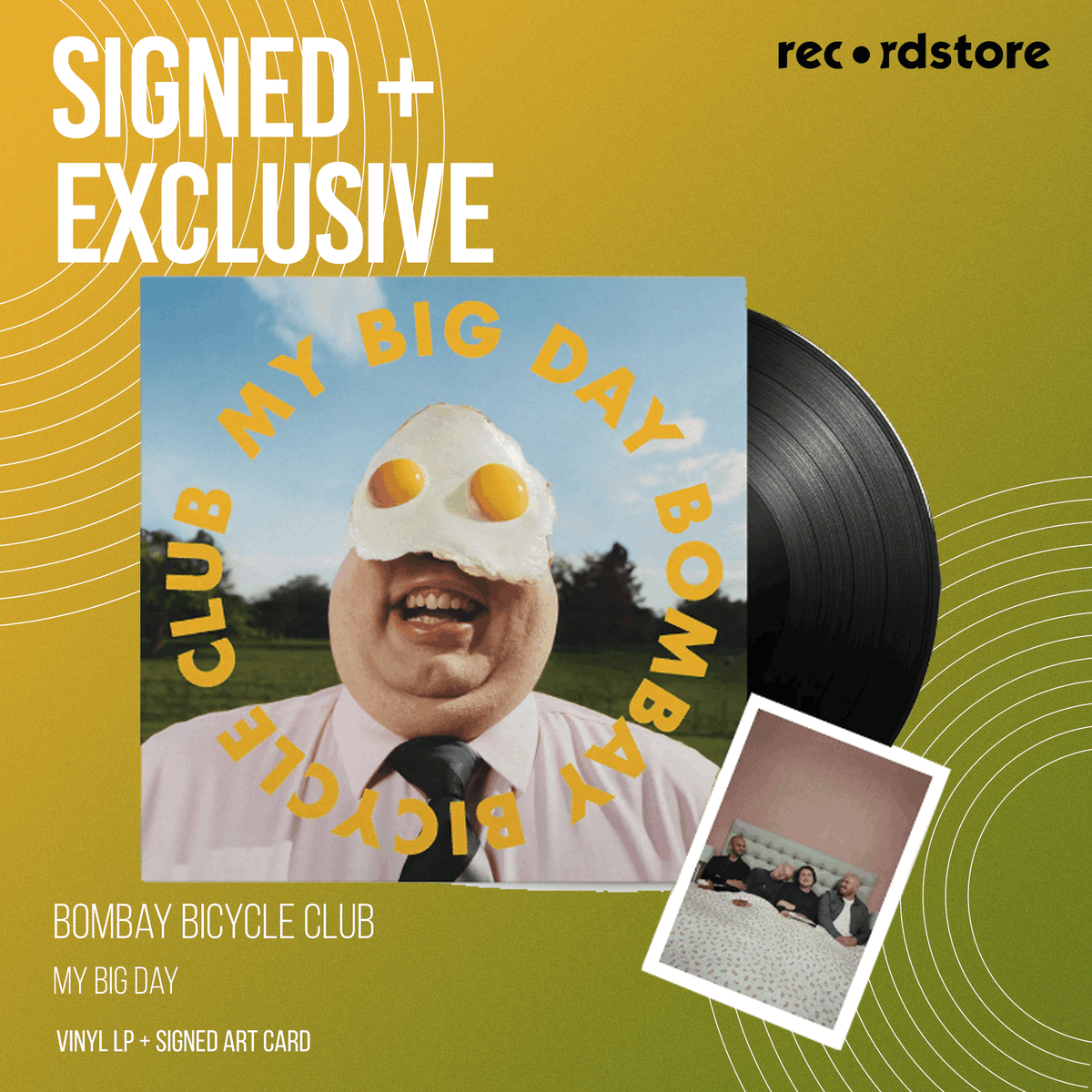 recordstore's tweet photo. SIGNED + EXCLUSIVE | Bombay Bicycle Club - My Big Day: Vinyl LP + Signed Art Card
The brand-new sixth studio album from Bombay Bicycle Club is available on the store with an exclusive signed art card!
Pre-order now >> https://t.co/EhkYl3SkMb
@BombayBicycle | #mmmrecords https://t.co/K4T2v5hp1f