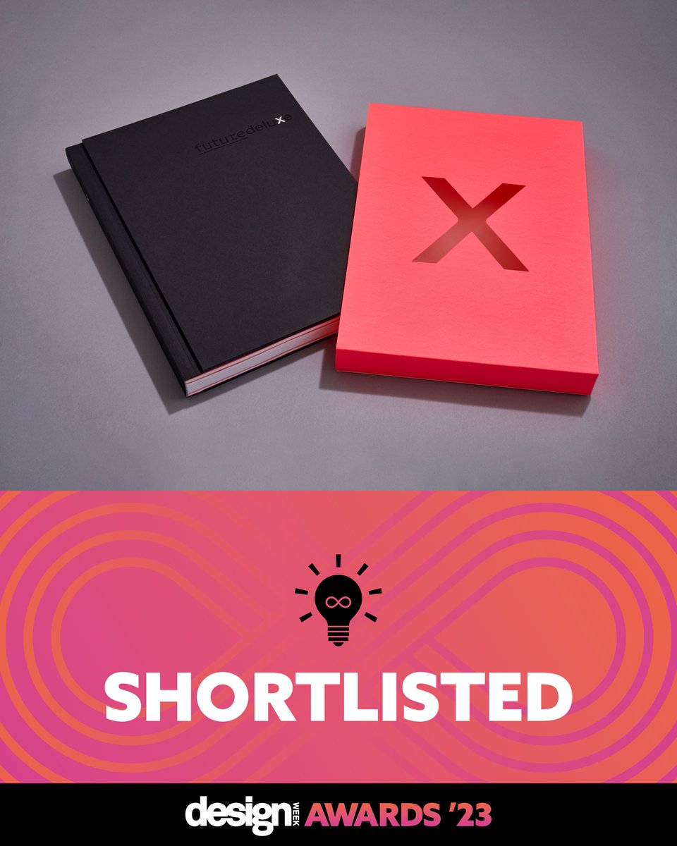 Very proud that our monograph for @futuredeluxe has been shortlisted in the Editorial category of the <a href="/Design_Week/">Design Week</a> 2023 Awards. Check out the full shortlist here: bit.ly/43EQ6IB