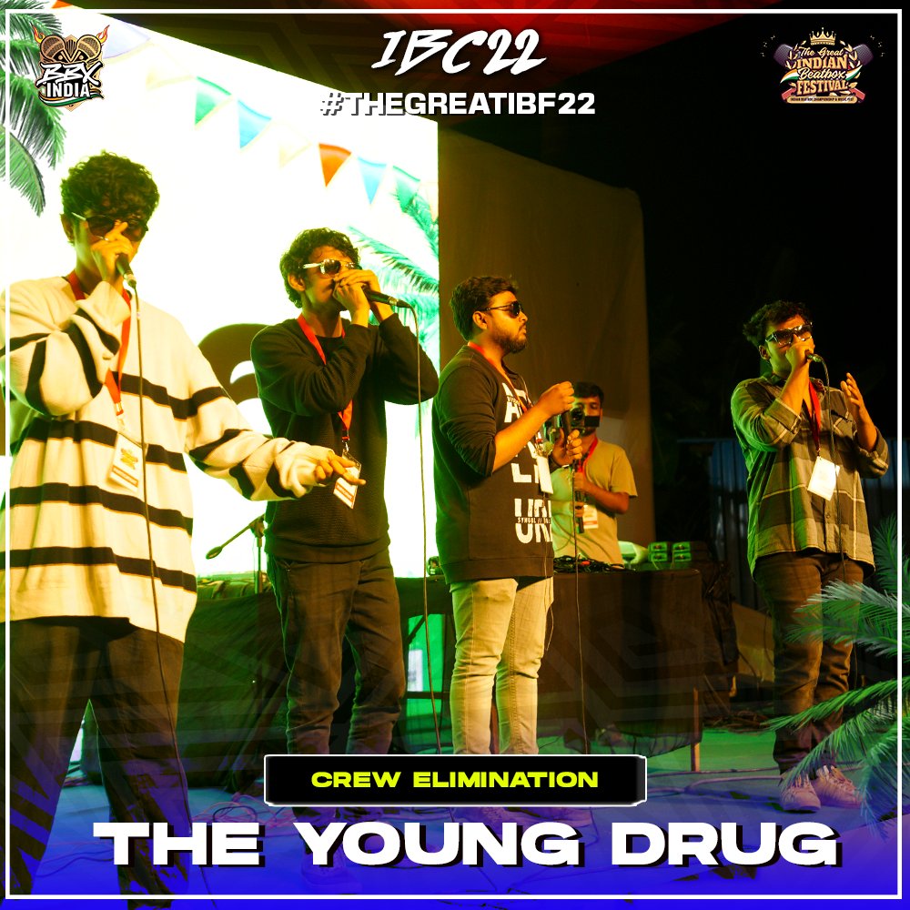 THE YOUNG DRUG | Crew Elimination | Indian Beatbox Championship 2022 #IBC2022 #TheGreatIBF22

OUT NOW👇🏻 
youtu.be/2BL_XZlwu7Y

#BeatboxIndia #WeSpeakMusic #Beatbox