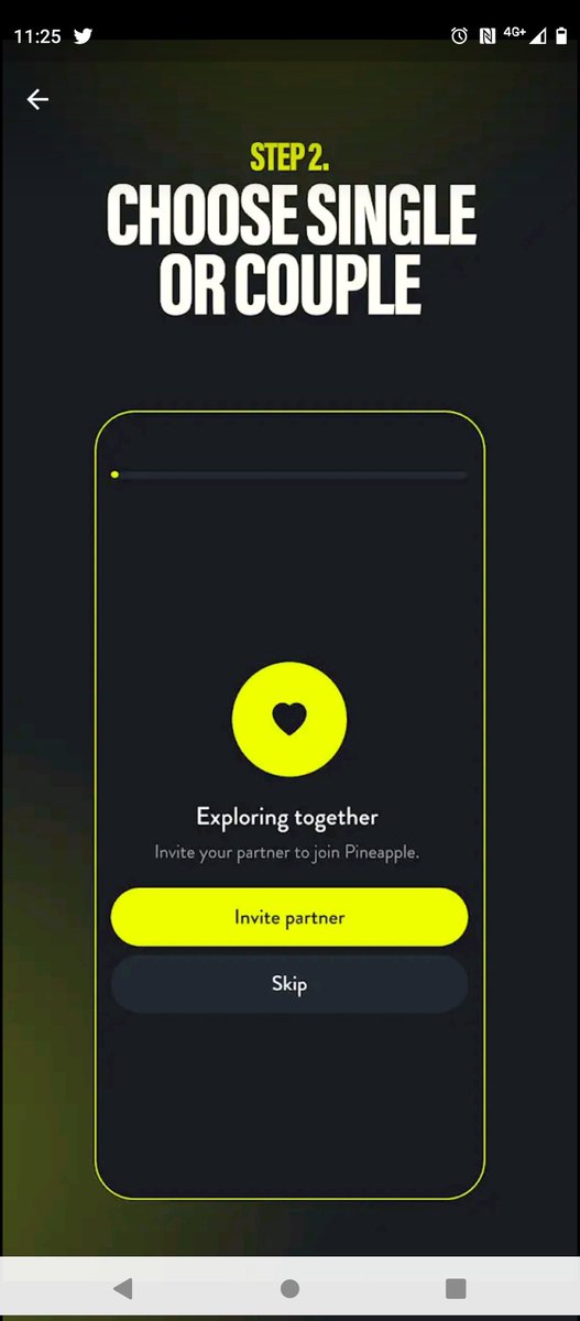 EExploress's tweet photo. @Appthepineapple 2) I've been struggling to find how to setup as a coupe.. Do we do one profile each and "Invite Partner" as in this screenshot or do we setup one profile and use it together? https://t.co/0p9ZUoba0j