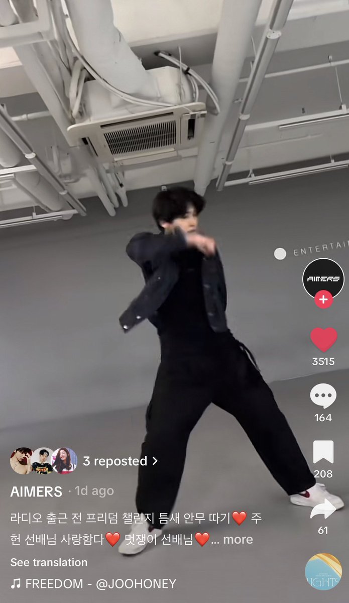 AIMERS Seunghyun & predebut Jpop group MY0NE did Joohoney’s #FREEDOMChallenge😍 Wow there’s actually many who did Freedom dance challenge, we just haven’t come across it🥹

🔗vt.tiktok.com/ZSL6Eq6DN/
🔗vt.tiktok.com/ZSL6oYqvj/

#MONSTAX #몬스타엑스 #JOOHEON #주헌 @OfficialMonstaX