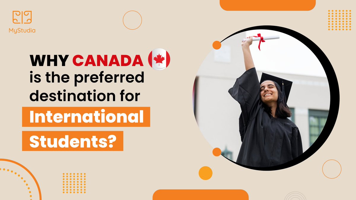 Read the blog: mystudia.com/blog/why-canad…

#InternationalStudents #StudyinCanada #CanadaEducation #CanadaImmigration #QualityofEducation #CareerDevelopment #StudyinginCanada #IndianStudents #CareerOpportunities #MyStudia