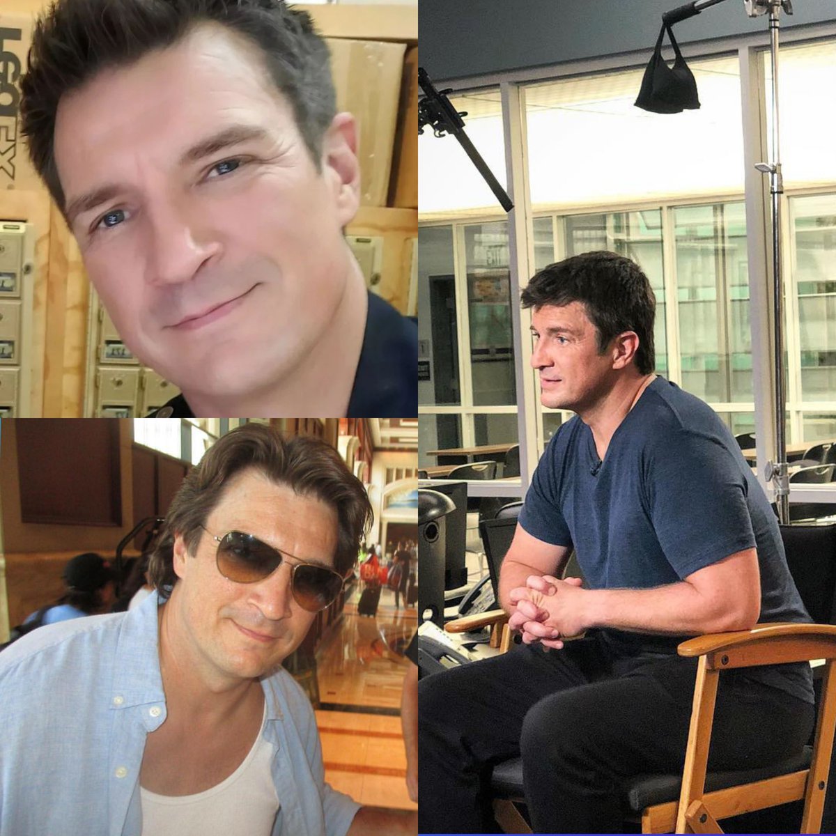 Nice Thursday @NathanFillion fans🌞🥰☘️