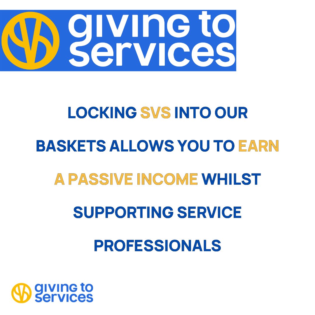 Ready to be a part of something extraordinary? 

Together, let's make a difference! 🚀

🔵🟡

#GivingToServices #OurCryptoGivesBack #SVS #cryptophilanthropy