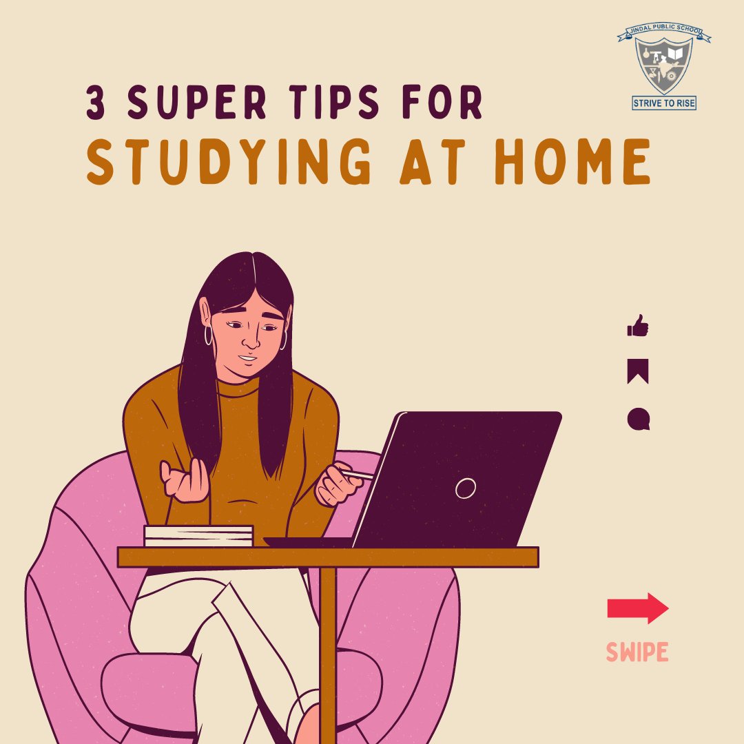 jpsdwarka's tweet image. Unlock your study potential with our top 3️⃣ tips! Swipe to find out how to ace your home learning 🏠🎓. Don't forget to share your own secrets 📚🧠. #StudyTips #TimeManagement #StudySpace #ActiveLearning #Education #HomeStudy #LearningHacks #StudyMotivation #Productivity