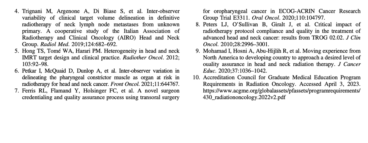 ScarlessThyroid's tweet photo. Appreciate the multidisciplinary team work to get this editorial published in American J Clinical Onc: 

Does Current Training in Radiation Oncology Prepare Radiation Oncologists to Optimally Manage Patients With Head and Neck Cancer? https://t.co/1J1UT6qBuK