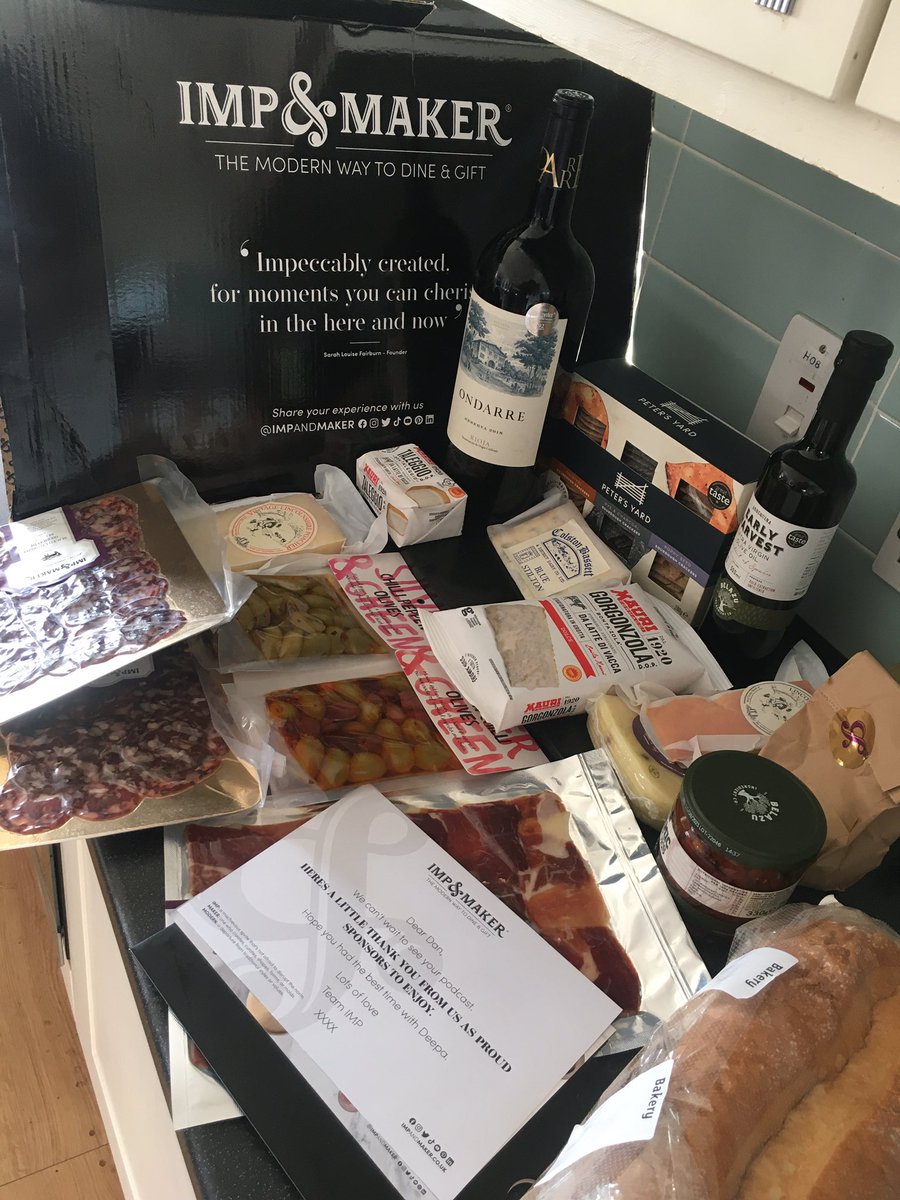 dansodergren's tweet photo. And just extra wow for the amazing corporate hamper from @impandmaker #impandmaker 

We will enjoy this … https://t.co/kYiZFtNcVw