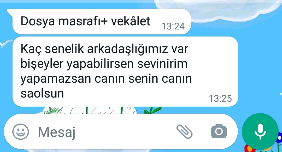 12 yıldır görmediğim ve haberleşmediğim ARKADAŞIM boşanma dosyasına bakmamı istemiştir: