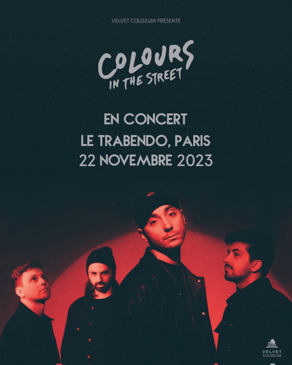 BOUM ON FAIT LE TRABENDO 🤯🤯 Rendez vous à Paris le 22 novembre 2023! 🌈

Bénéficiez du tarif "Super Fan" à partir de vendredi 16 juin à 10h en vous inscrivant à notre newsletter 👉 coloursinthestreet.com

Mise en vente générale lundi 19 juin à 10h.