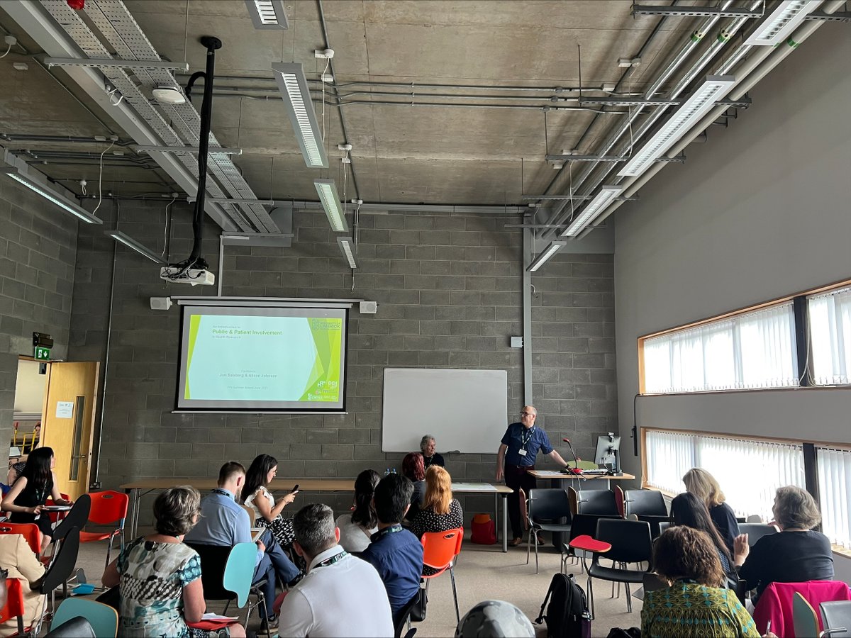 Dr Jon Salsberg,   School of Medicine, UL and PPI Contributor Alison Johnson, Fairfield House   facilitating the workshop “Introduction to Participatory Health Research for   PPI” #PPIUL23