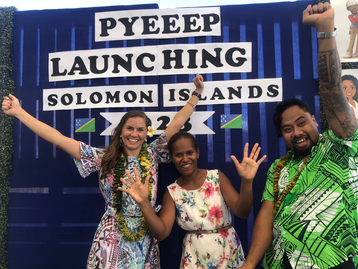 Miles_young20's tweet photo. Great launch today of Solomon Islands component of Pacific Youth Engagement, Empowerment &amp; Economic Pathway (PYEEEP) project, providing youth not in employ/t, education or training in 🇸🇧 &amp; Tonga  w/ TVET &amp; internships for employment. P/ship b/t @MFATNZ, @spc_cps &amp; govts 🇹🇴 &amp; 🇸🇧. https://t.co/oYEi331OtP