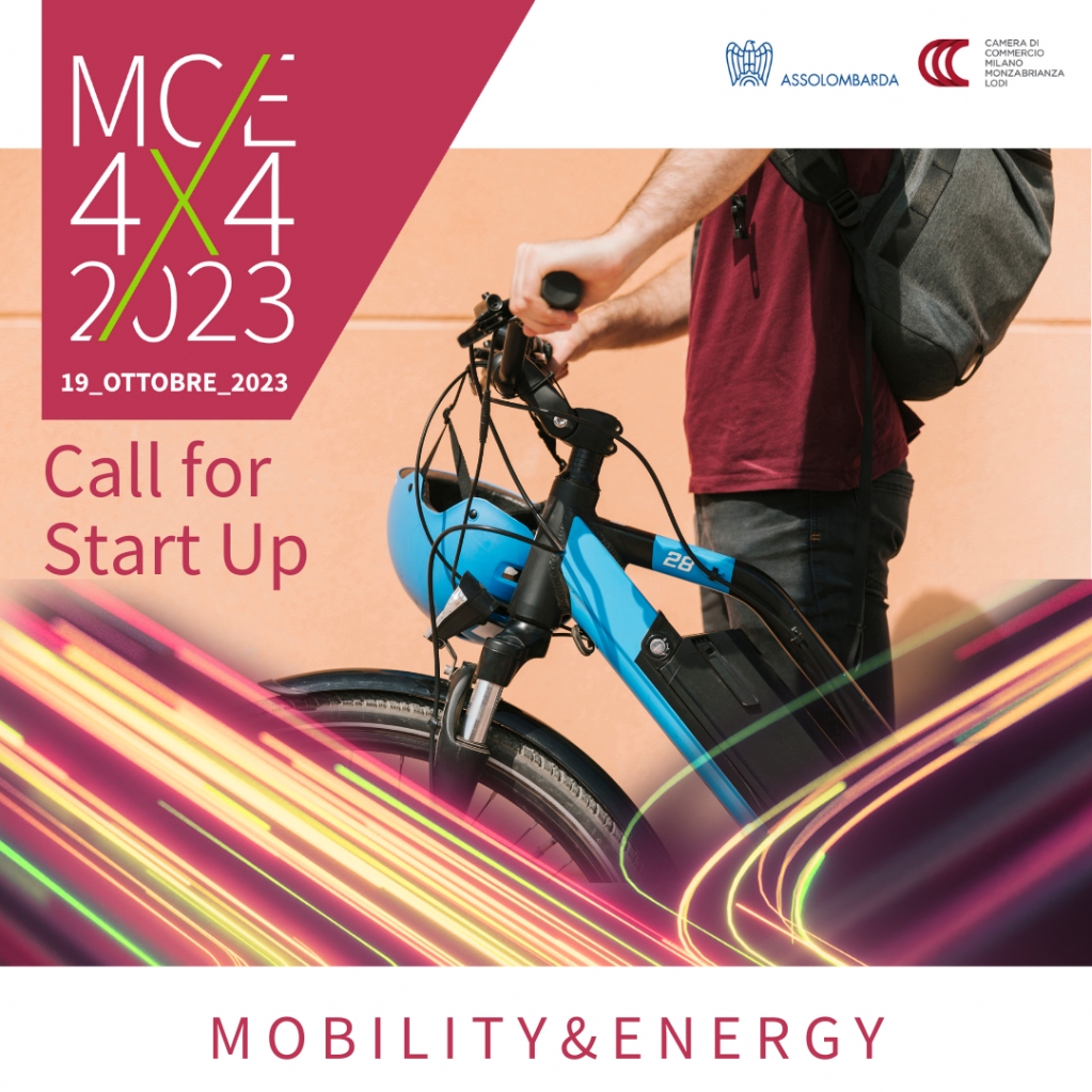 MCE4X4 (@mce4x4) on Twitter photo Aiutaci a dare nuova energia alla #mobilitàsostenibile: iscrivi la tua Stat Up e le soluzioni innovative in campo energetico alla #call #MCE4x4 per poter partecipare all'iniziativa di <a href="/Assolombarda/">Assolombarda</a> e @camcommilomb mce4x4.mobilityconference.it/call/ Aiutaci a dare nuova energia alla #mobilitàsostenibile: iscrivi la tua Stat Up e le soluzioni innovative in campo energetico alla #call #MCE4x4 per poter partecipare all'iniziativa di <a href="/Assolombarda/">Assolombarda</a> e @camcommilomb mce4x4.mobilityconference.it/call/