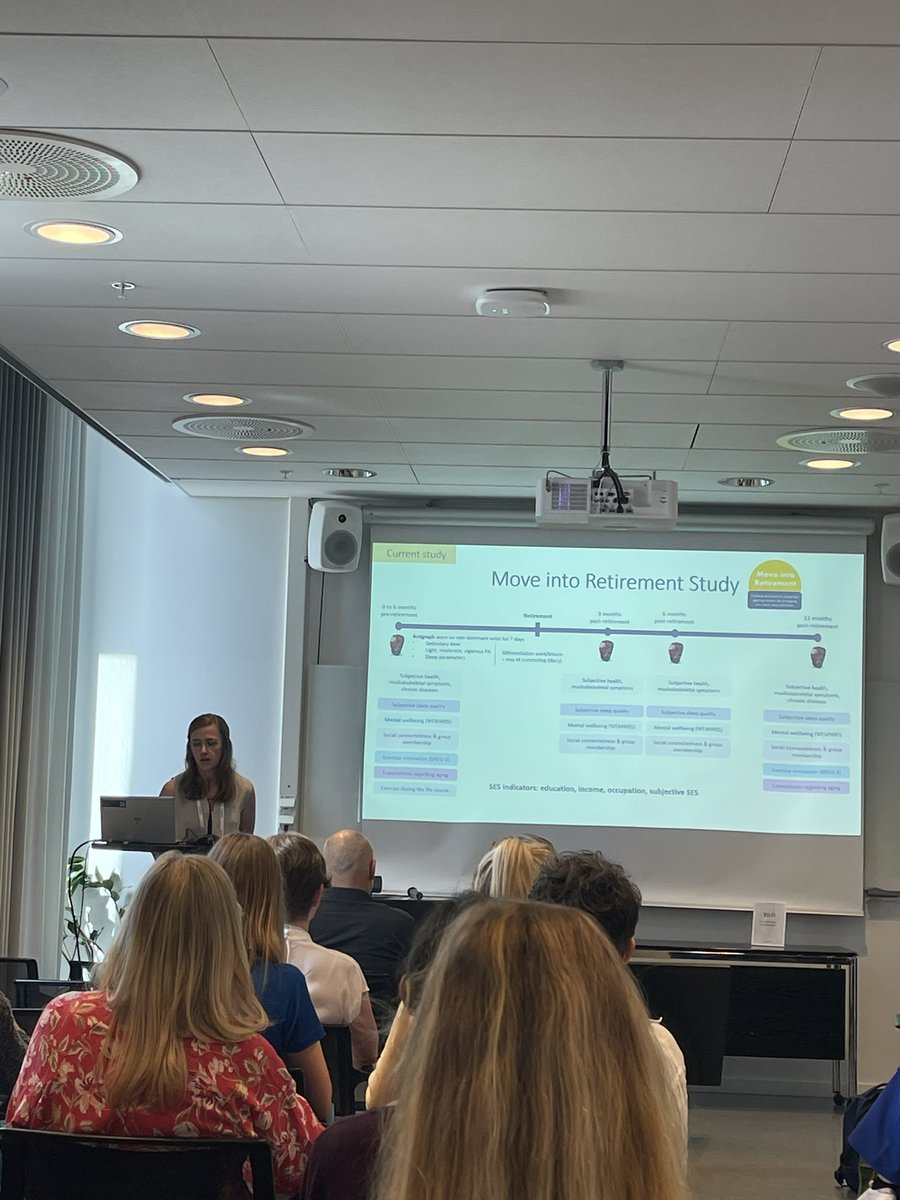 Transitioning from work to retirement: a risk or opportunity for changes in 24 hours (non)-movement behaviours? Not sure yet. #ISBNPA2023