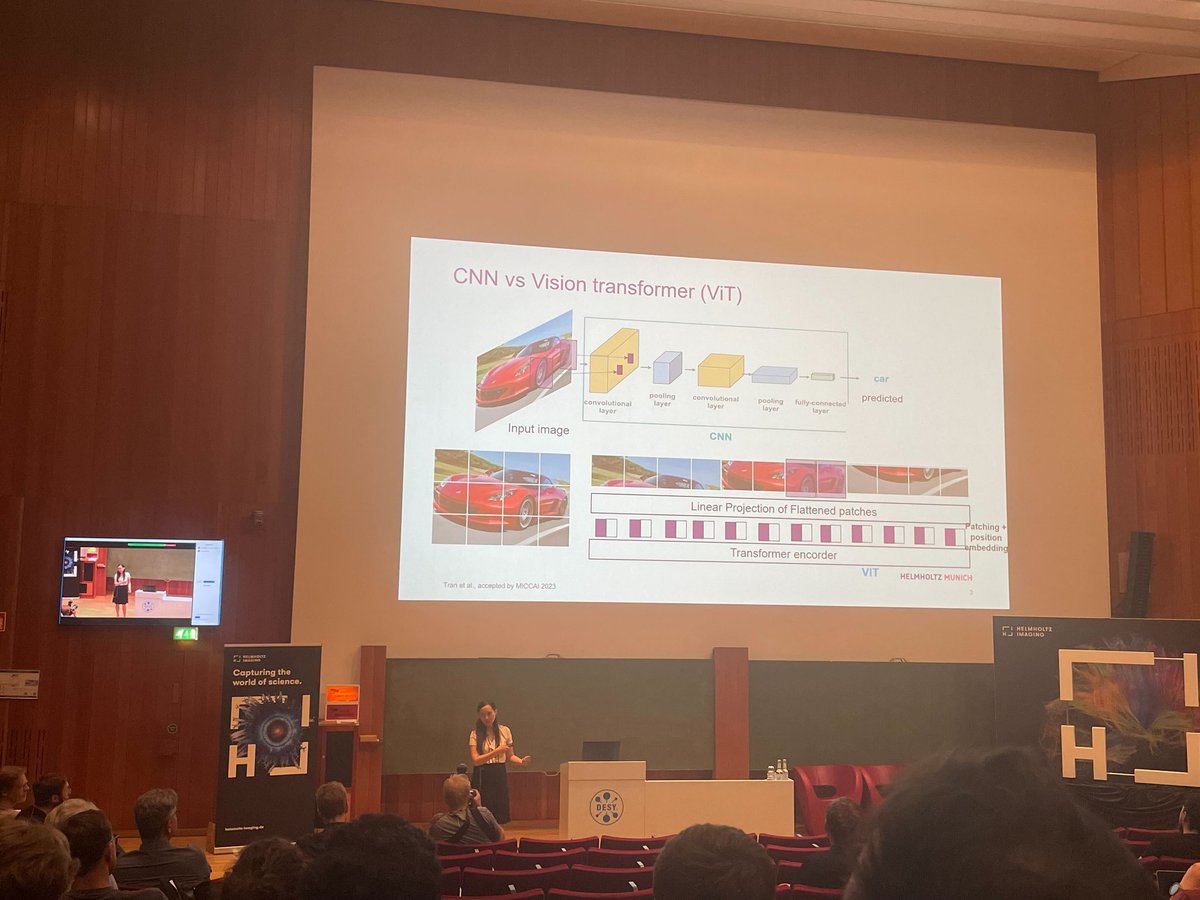 Alaa Bessadok (@alaagabesienne) on Twitter photo Great talk by <a href="/p_tingying/">Tingying Peng</a> at <a href="/helmholtz_image/">Helmholtz Imaging</a> conference about Transformers for human interpretable features learning!
<a href="/helmholtz_ai/">Helmholtz AI</a> Great talk by <a href="/p_tingying/">Tingying Peng</a> at <a href="/helmholtz_image/">Helmholtz Imaging</a> conference about Transformers for human interpretable features learning!
<a href="/helmholtz_ai/">Helmholtz AI</a>