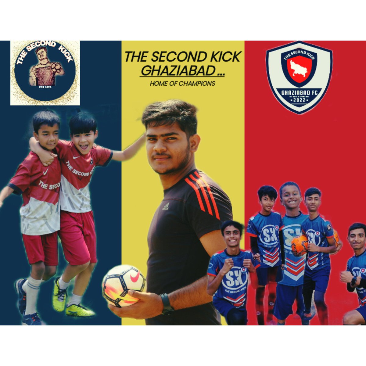 KickSecond's tweet photo. THE SECOND KICK GHAZIABAD FOOTBALL CLUB Home of champions ..... Come on ghaziabad lets football .....#Ghaziabad #indianfootball #football  #aiff https://t.co/ZwSZKTgrNs
