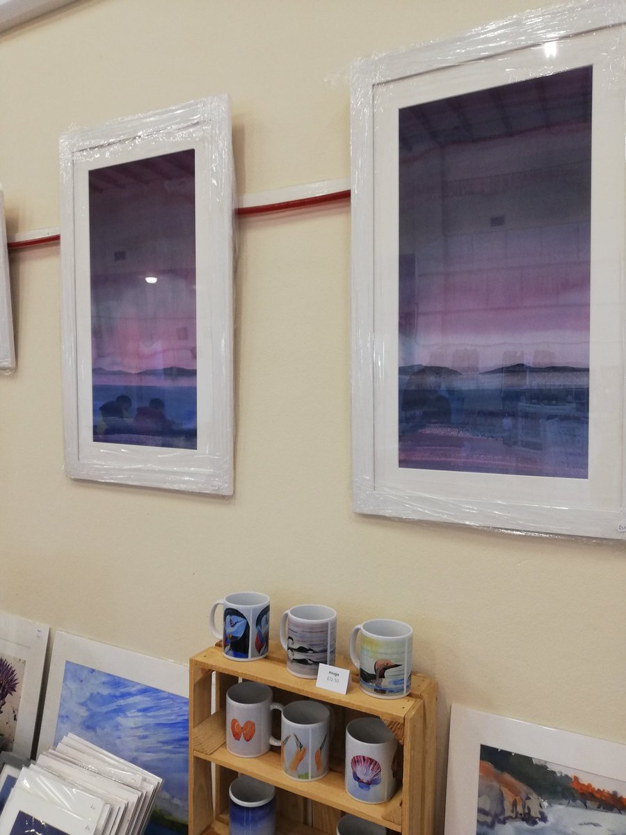 PebblesJennifer's tweet photo. All set up at Gairloch Thursday Market. In the community hall. Here till 4pm. #scottishart #scottishartist #gairloch #localmarket #crafts #gifts #nc500 https://t.co/ZDTJq4zlc9