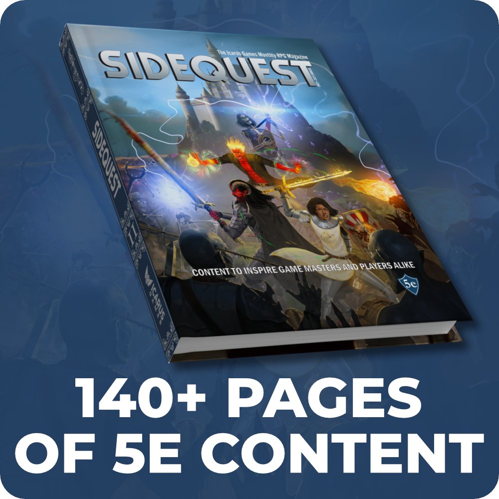 SIDEQUEST Magazine Preview Issue - Icarus Games