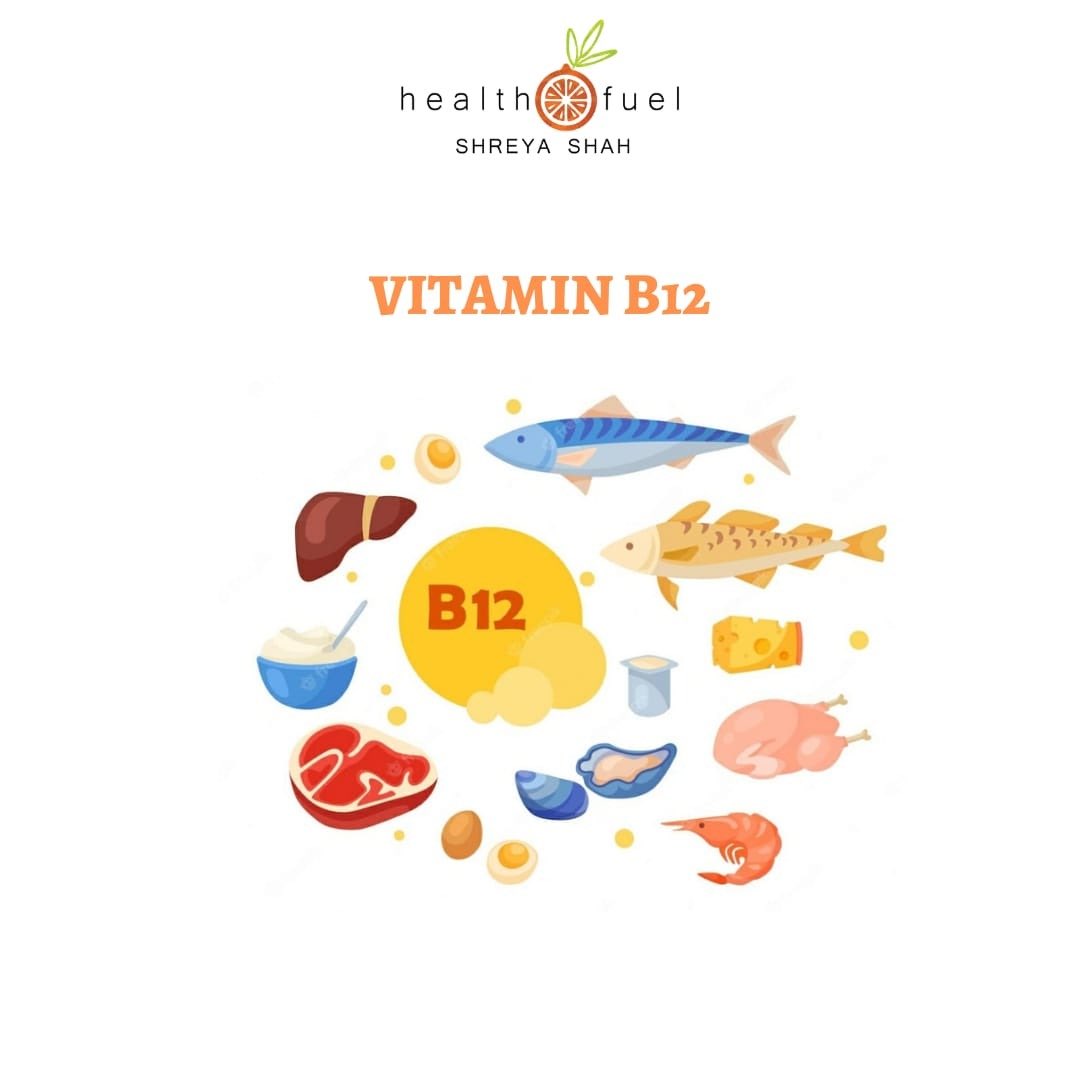 Vitamin B12!

Vitamin B12 is one of the most important vitamins for good health.

It is a nutrient, that has an essential role in production of RBC’s,DNA synthesis&functioning of nervous system.

A Thread🧵on the importance of Vit B12,its sources&how to deal with its deficiency?