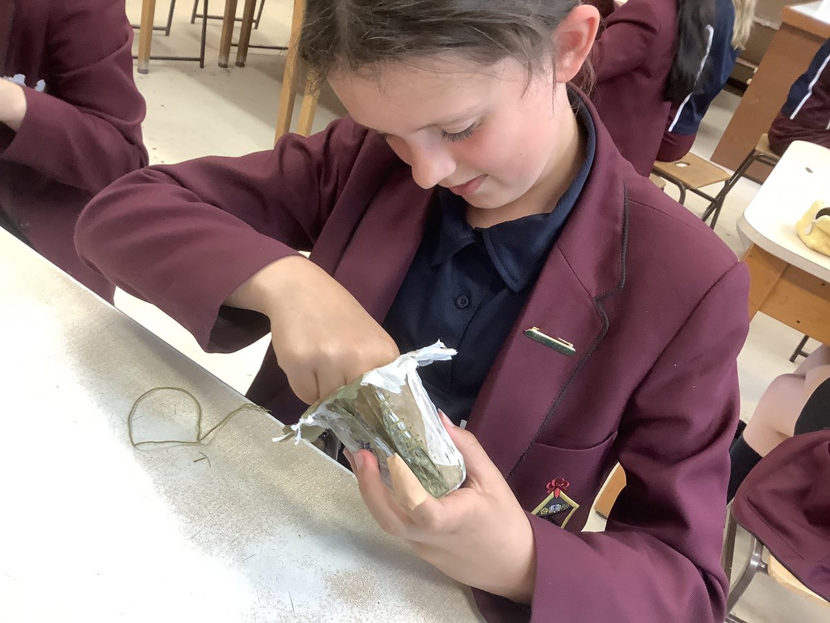 Yr7 are showing marvellous focus as they stitch into their handmade vessels inspired by artist Cas Holmes  #arted #BSGDArt #BSGDcreate #BSGDYr7 @BoltonSch