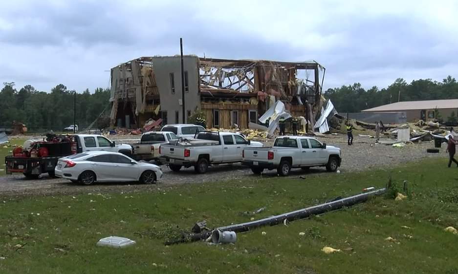 mattdjonesTV's tweet photo. The National Weather Service has confirmed that it was EF2 tornado with top wind speeds of 120 mph that tore through Cass County Texas on Wednesday. Some serious damage here! @KSLA @NWSShreveport @StormHour https://t.co/wbGvIzWaCO